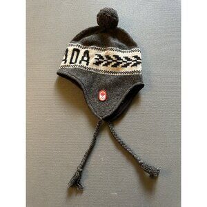 Hudson Bay Team Canada Beanie Hat Olympics Gray NWOT